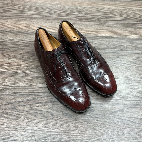 Johnston \u0026 Murphy Shoes | Johnston \u0026 Murphy Burgundy Wingtip Oxfords 11 D | Color: Red | Size: 11 | Abenne37's Closet